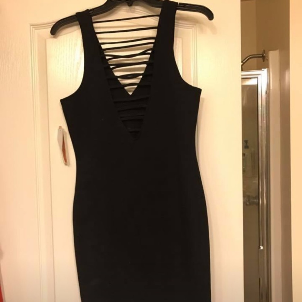 Fun mini black dress